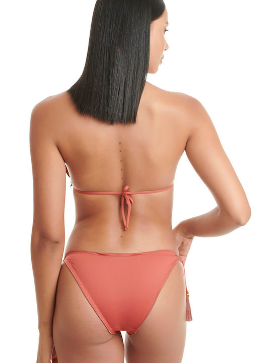 Set Bikini Τριγωνάκι Πορτοκαλί