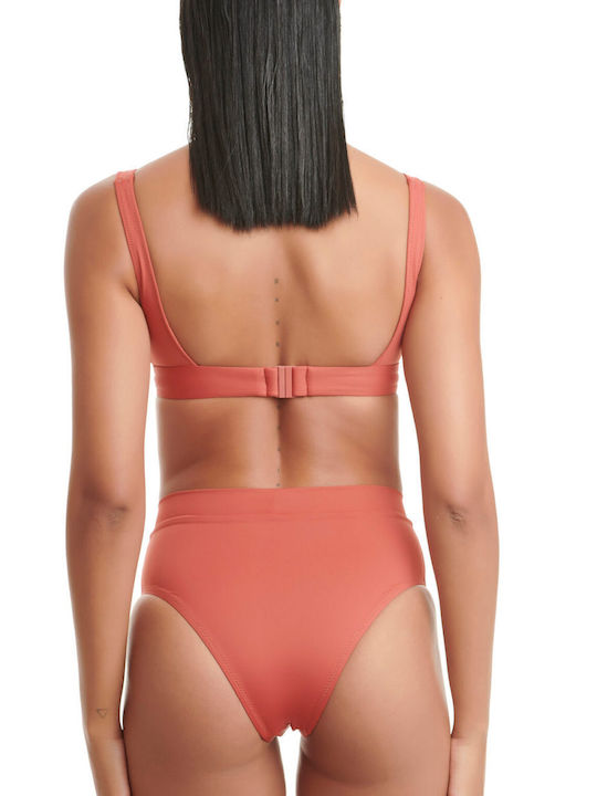 Set Bikini Τριγωνάκι Ψηλόμεσο Bronze