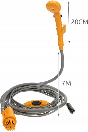 Duș electric pentru mașină pentru camping 12V