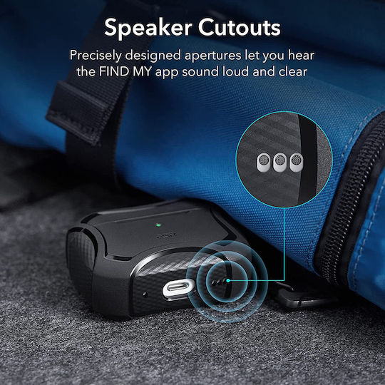 ESR Cyber Armor Калъф в Син цвят за Apple AirPods Pro 2
