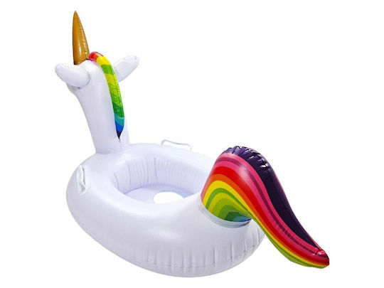 Kids' Swim Ring Unicorn with Diameter 60cm. White
