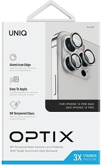 Uniq Optix Προστασία Κάμερας Tempered Glass Ασημί για το iPhone 14