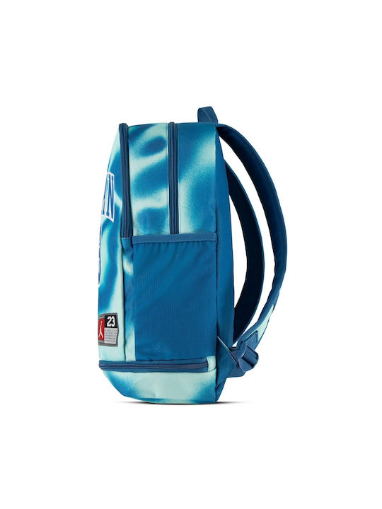 Jordan Jersey School Bag Backpack Junior High-High School Blue with Water Bottle Holder 27Liters