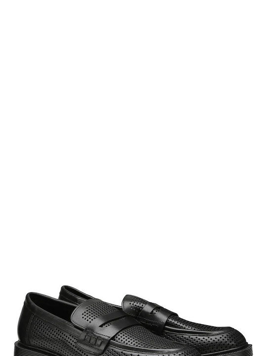 Cult Men's Leather Loafers Black