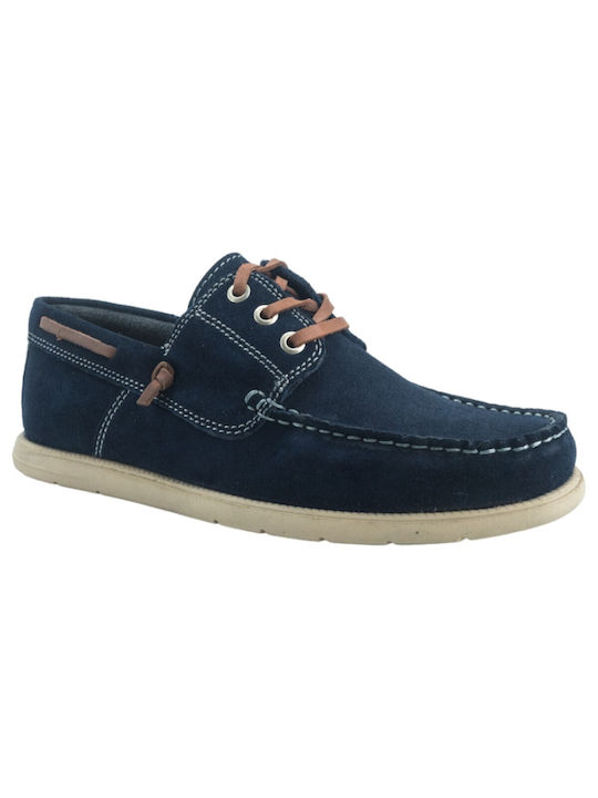 Freemood Men's Moccasins Blue