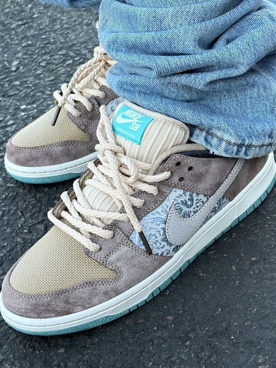 SB Dunk Low Мъжки Маратонки Baroque Brown / Summit White / Sanddrift / Dark Smoke Grey / Paradise Aqua