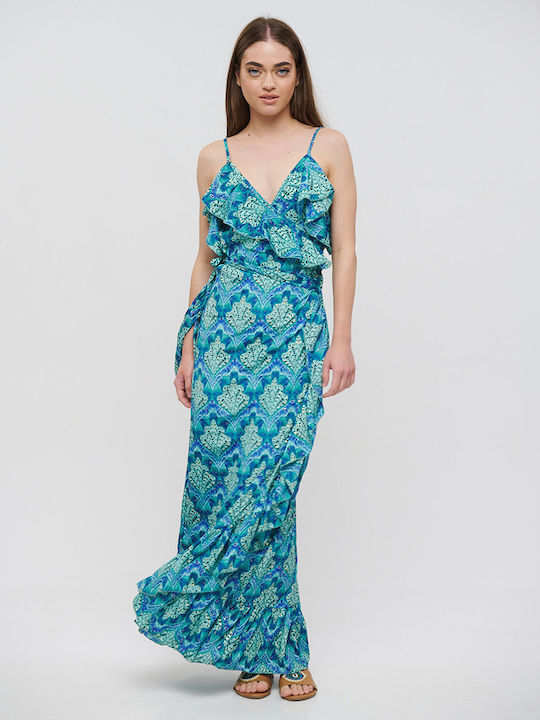 Ble Resort Collection Dress Wrap Blue