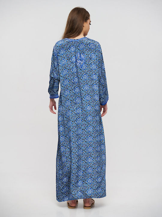 Rochii De Vară Pentru Femei Maxi Rochie Albastră