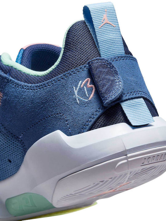 One Take 5 Low Basketball Shoes Stone Blue / Mystic Navy / Midnight Navy / Bleached Coral
