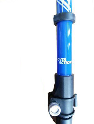 Over Action Telescopic Aluminum Fast Lock Trekking Pole with 3 Sections OVE-026 Blue 300gr
