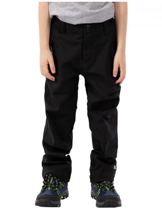 Trespass UCBTTRTR0002-BLK Kids Trousers for Ski & Snowboard Soft Shell Black