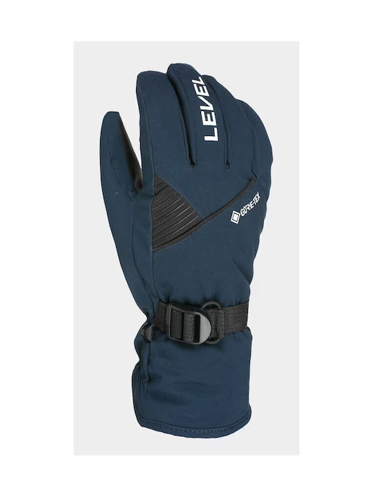 Level Men's Ski & Snowboard Gloves with Gore-Tex Blue