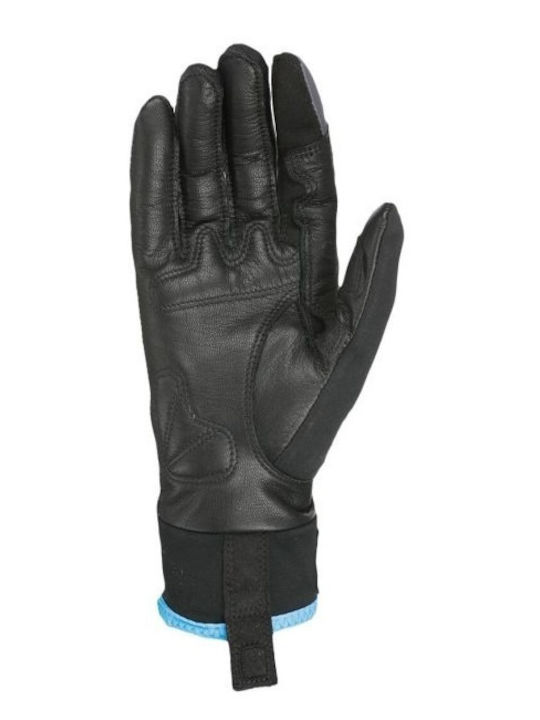 Level Schwarz Leder Handschuhe Berührung