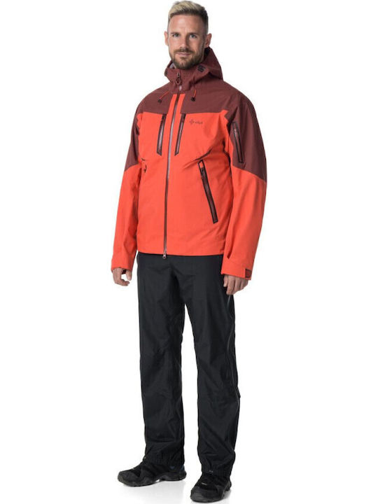 Hastar-m Herren Jacken Wasserdicht Rote Winter Jacke