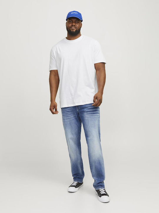 Jack & Jones T-shirt Bărbătesc cu Mânecă Scurtă White