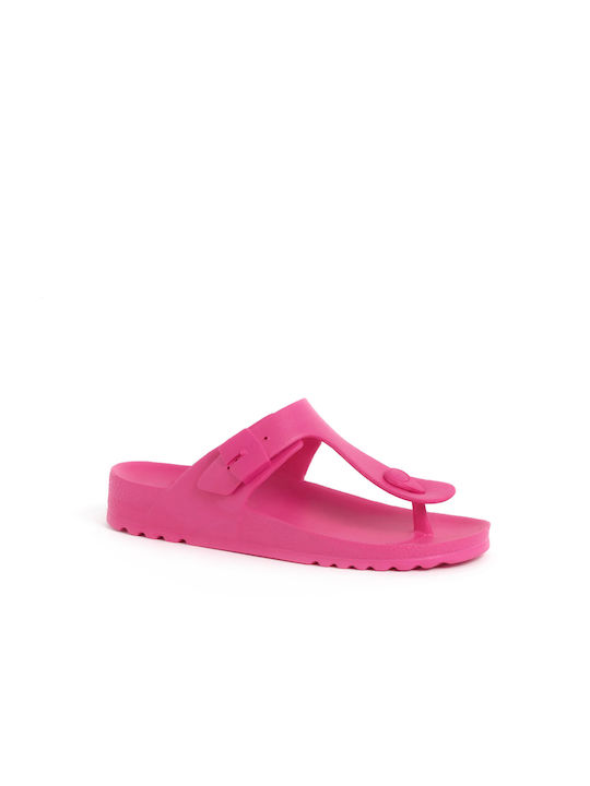 Scholl Papuci de plajă în Fuchsia Culore