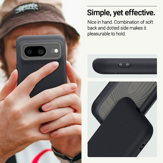Caseology Nano Pop Back Cover Σιλικόνης 2mm Μαύρο (Google Pixel 8)