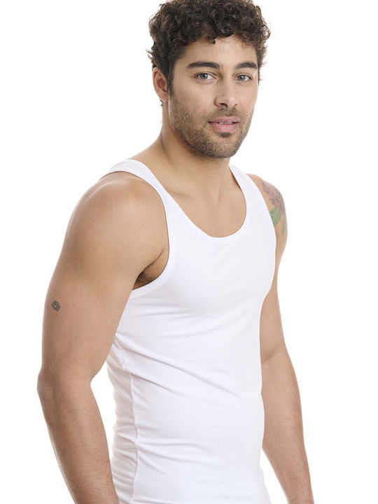 Walk Men's Undershirt Sleeveless in White Color