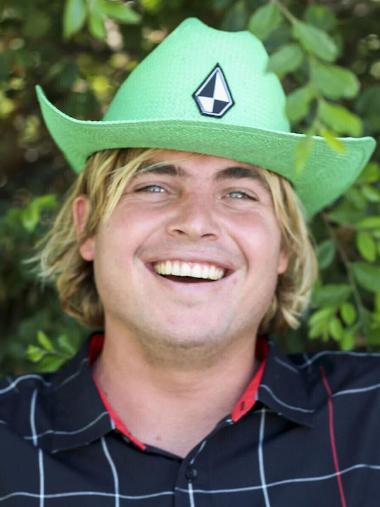 Volcom Schroff X Volcom Straw Hat Ψάθινο Καπέλο Καβουράκι Πράσινο
