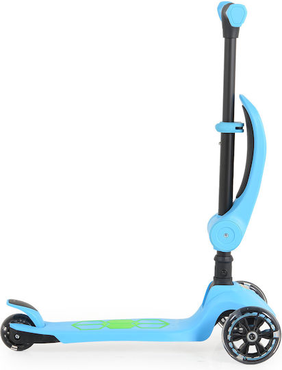 Byox Kids Scooter Foldable Lamborghini 3-Wheel with Seat Blue