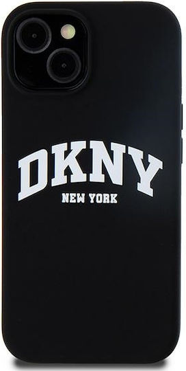 Dkny Futerał Do Iphone 14 Kompatybilny Z Magsafe Dkhmp14ssnyach Dkny Hc Magsafe Silicone W White Arch Logo Czarny