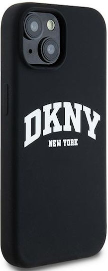 White Printed Logo Magsafe Back Cover Silicone Plastic White iPhone 15 DKHMP15SSNYACH
