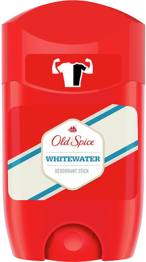 Old Spice Whitewater (Τετράγωνη Συσκευασία) Αποσμητικό σε Stick Χωρίς Αλουμίνιο 50ml