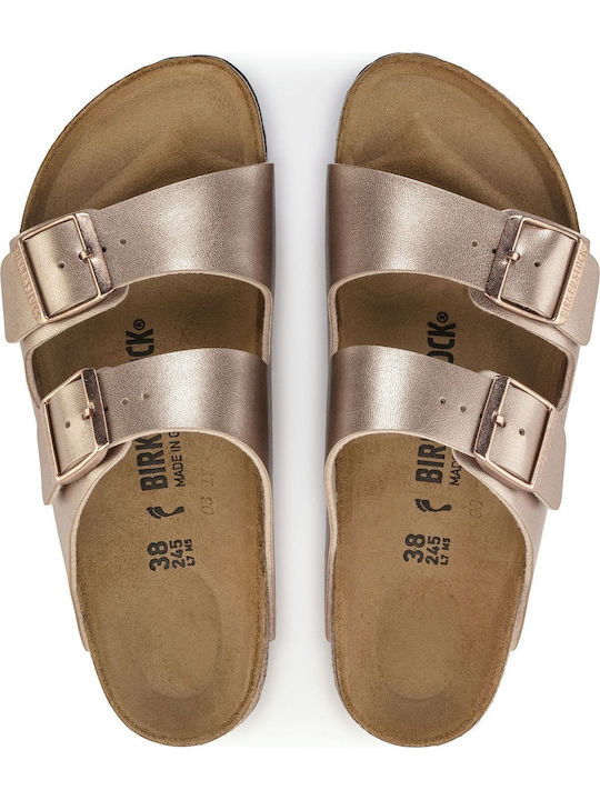 Arizona Women's Anatomic Sandals Rose Gold Narrow Fit