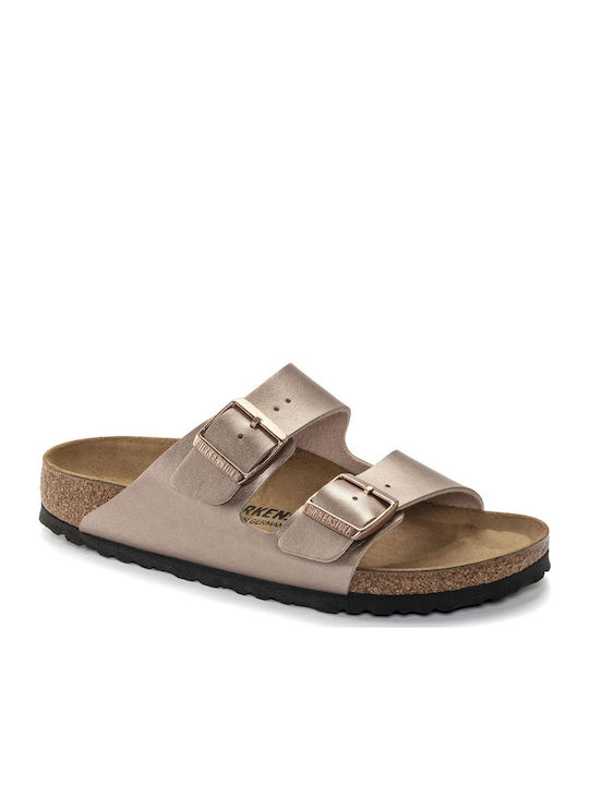 Arizona Women's Anatomic Sandals Rose Gold Narrow Fit