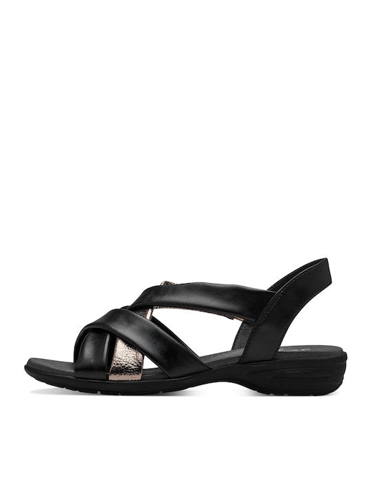 Γυναικεία Σανδάλια Flatforms Μαύρα