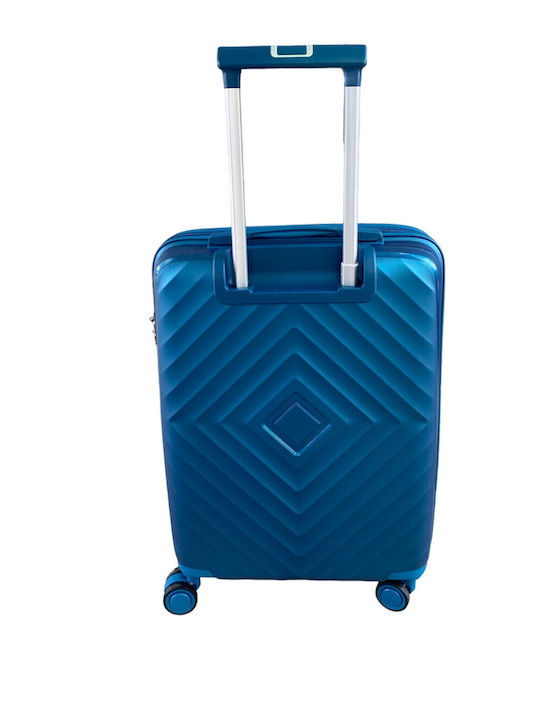 Ormi Esh-1240 Hard Polypropylene Suitcase Height 55cm Blue 55x40x22cm