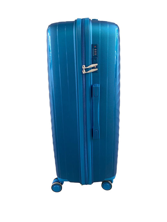 Ormi Esh-1240 Hard Polypropylene Suitcase Height 65cm Blue 65x45x25cm