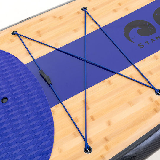 SCK Onyx 10'6'' Bamboo Σανίδα SUP / Windsurf με Μήκος 3.2m Μπλε
