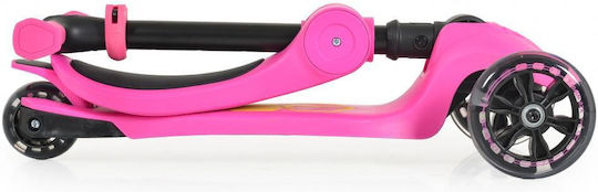Byox Kids Scooter Foldable Lamborghini 3-Wheel with Seat Pink