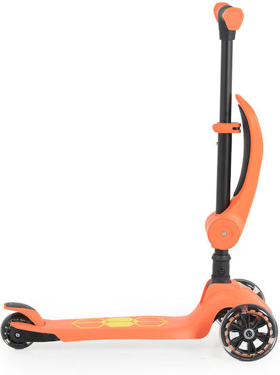 Byox Kids Scooter Foldable Lamborghini 3-Wheel with Seat Orange