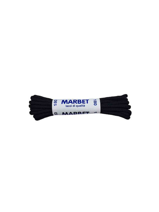 Marbet Shoelaces Black 2pcs 180cm