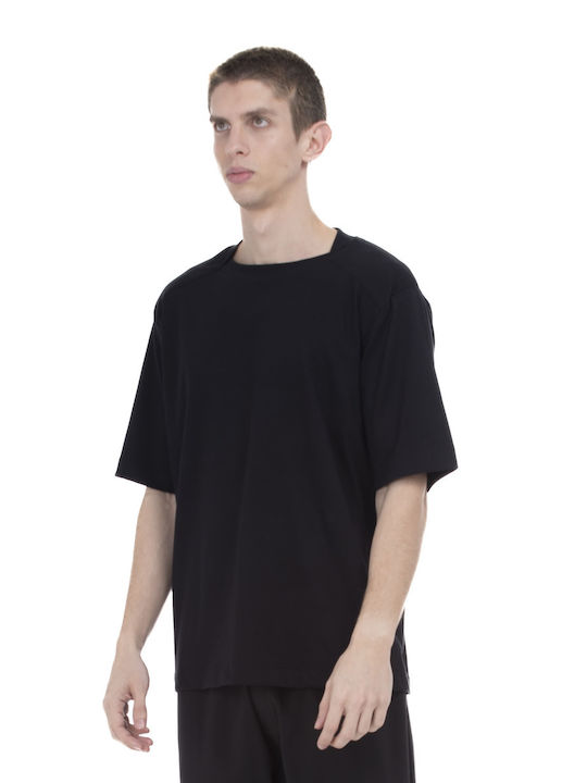 Ne En Aout Men's Short Sleeve T-shirt Black