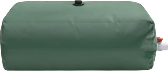 vidaXL Vertical Cylindrical Plastic Storage Tank 100lt for Water / Petroleum Green