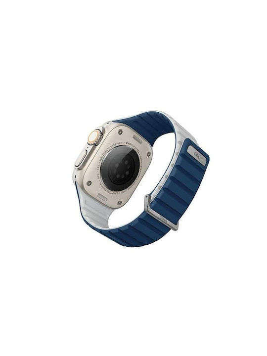 Unique Strap Revix Evo for Apple Watch Series 1 2 3 4 5 6 7 8 9 Se Se2 Ultra Ultra2 42 44 45 49mm Reversible Magnetic Gray-Blue Royal Gray Copper