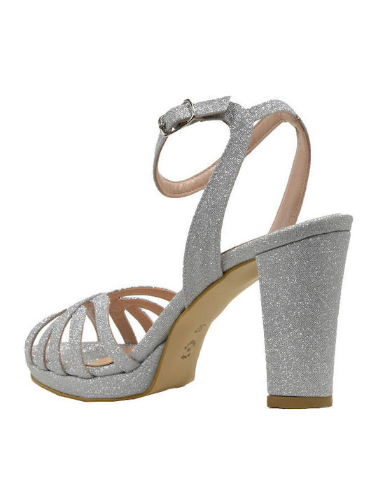 Sandalen Silber