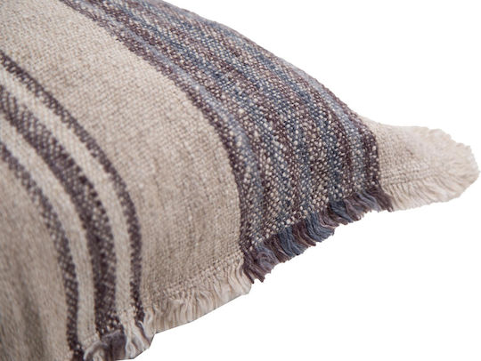 Soulworks Калъф За Възглавница Navy От 100% Памук Navy Blue/natural 40x60см