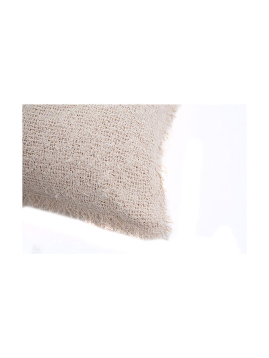 Soulworks Decorative Pillow Case Made of 100% Cotton Natural 50x50cm