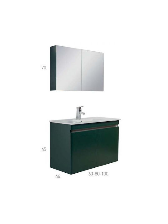 Mabo Sunny 100 Badezimmerspiegel aus MDF