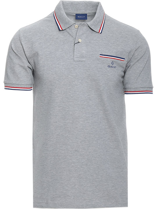 Gant Herren Kurzarmshirt Polo GRI