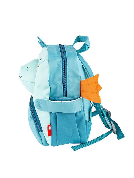 Sigikid Schulranzen Rucksack Kindergarten Türkis mit Flaschenhalter