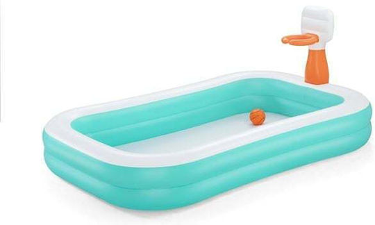 Bestway Φουσκωτος Παιδοτοπος Dunk 'n Splash 251x168x102cm