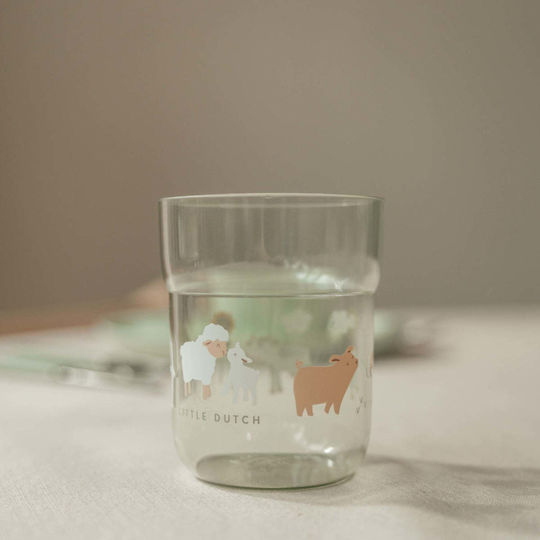 Little Dutch Παιδικό Ποτηράκι Little Farm από Πλαστικό Πράσινο 250ml