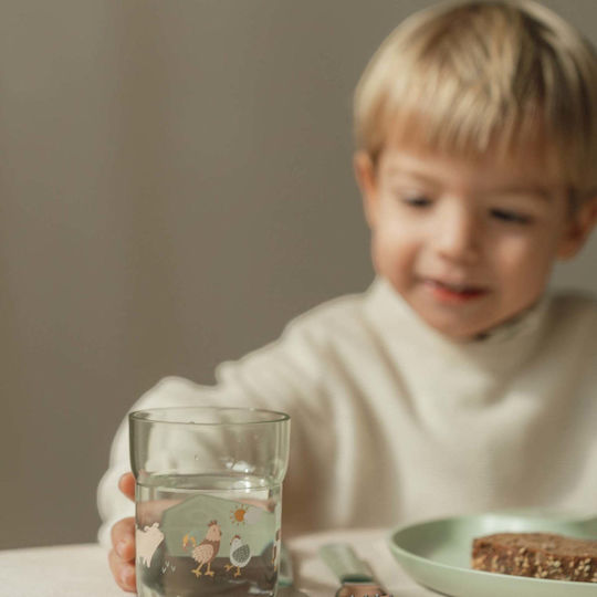 Little Dutch Παιδικό Ποτηράκι Little Farm από Πλαστικό Πράσινο 250ml