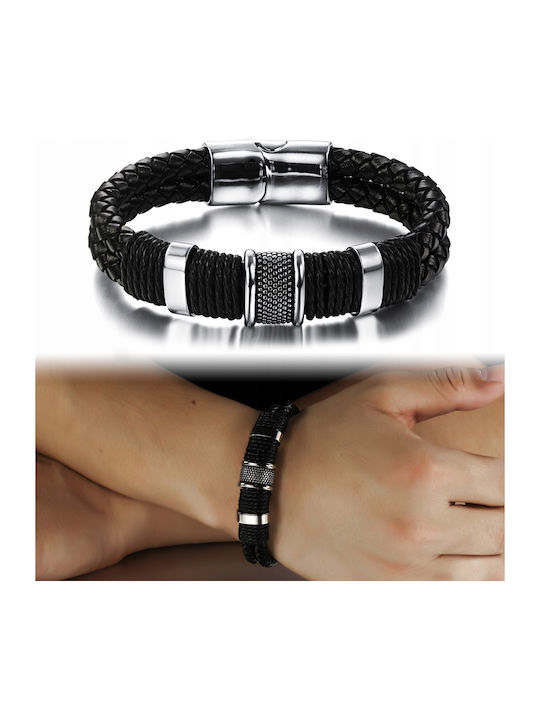 Herren Lederarmband 21cm