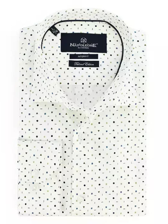 Monte Napoleone Men's Shirt Long Sleeve Off-White